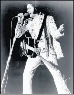  ?? AP ?? In this undated photo, Elvis Presley performs “Love Me Tender.”