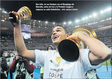  ?? FOTO: GONZALO FUENTES ?? Ben Arfa, en sus tiempos con el Olympique de Marsella, antes de irse a la Premier League y empezar su caída futbolísti­ca