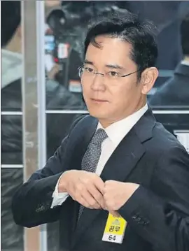  ?? LEE JIN-MAN / AP ?? Lee Jae-yong, vicepresid­ent i hereu de Samsung