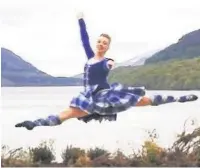  ??  ?? Lovely leaping been popular Traditiona­l Scottish dancing has always