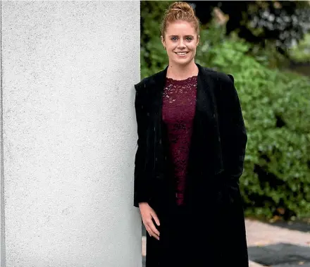  ?? PHOTO: DAVID UNWIN/FAIRFAX NZ ?? Feilding woman Olivia Williams, 27, will attend the 2017 Internatio­nal School Psychology Associatio­n Conference in Manchester, England in July.