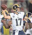  ?? KIRBY LEE, USA TODAY SPORTS ?? Case Keenum and the Rams were shut out in their season opener Monday at the 49ers.