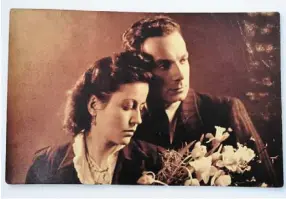  ?? — afp ?? Friemel (right) and rey married at the auschwitz concentrat­ion camp on march 18, 1944. It is known as the only wedding ceremony that ever took place there.