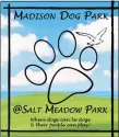  ?? Contribute­d photo ?? Work on the Madison Dog Park has begun.