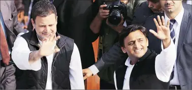  ?? Express file ?? The alliance with the Samajwadi Party is the Congress’s latest move — earlier efforts include outreaches in Tamil Nadu, West Bengal and Bihar.