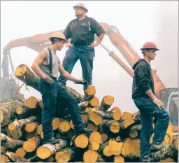  ??  ?? A scene from Ax Men, a new season of which is scheduled to start at 7.40pm today on DStv’s History (channel 186).