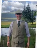  ?? ?? Cole Stewart is the Scottish Gamekeeper­s Associatio­n’s Young Gamekeeper of the Year