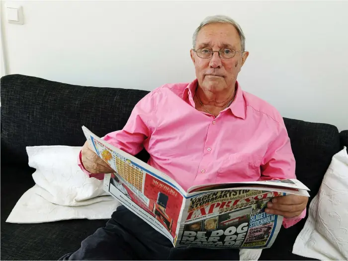  ?? Bild: CORNELIA NORDSTRÖM ?? VITTNE. Expressens legendaris­ke reporter Ulf Nilson har avlidit. Han var journalist i närmare 70 år och upplevde samtidshis­torien från första parkett.