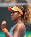  ??  ?? Japan’s Naomi Osaka.