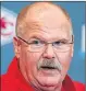  ??  ?? Chiefs’ Andy Reid