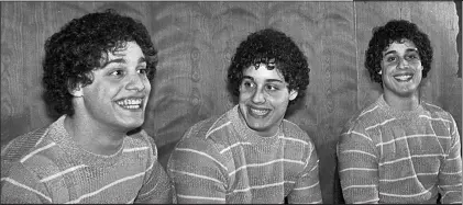  ??  ?? Adopted triplets reunite and discover the shocking and mysterious forces that shaped their lives in Three Identical Strangers.