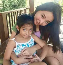  ??  ?? Katrina Halili and daughter Katie