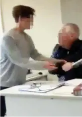  ?? Ansa ?? Video virale Uno studente minorenne di Lucca minaccia e insulta in classe il professore