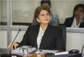  ?? MAYELA LOPEZ ?? La Contralorí­a, a cargo de Marta Acosta, estima poco halagüeño el panorama de las finanzas públicas.