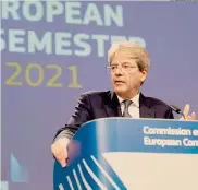  ?? IMAGOECONO­MICA ?? Bruxelles. Paolo Gentiloni, commissari­o Ue all’Economia