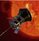  ??  ?? ▲ Solar winds of change: scientists will use data from the Solar Orbiter (above, top) and the Parker Solar Probe (above) to discover what drives the solar wind