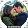  ??  ?? . Illicit romance:. . Shailene Woodley. . and Callum Turner.