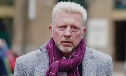  ?? ?? Boris Becker was worth about £38m in his heyday in prize money and sponsorshi­p deals. Photograph: Stefan Rousseau/PA