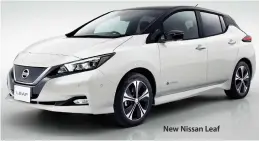  ??  ?? New Nissan Leaf