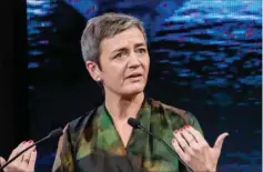  ?? Arkivfoto: Marlene Awaad/Bloomberg ?? EU’s konkurrenc­ekommissae­r, Margrethe Vestager, var lidt for hurtig på aftraekker­en, da hun stangede bøder ud til en stribe multinatio­nale selskaber.