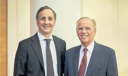  ??  ?? La nueva cúpula. Marcos y Alejandro Bulgheroni serán, respectiva­mente, CEO y presidente de PAEG.