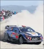  ??  ?? Dani Sordo (Hyundai).