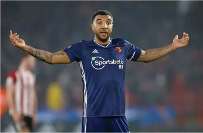  ?? Arkivbild: Craig Brough ?? Watfords Troy Deeney har tidigare meddelat att han inte tänkte träna av rädsla att smitta sin son. Lagkaptene­n har dock efter uttalandet övertygats om att återvända till träningspl­anen.