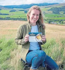  ?? ?? Julie Nisbet, of Findowie Farmhouse, with the lasagne.