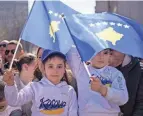  ?? ARMEND NIMANI/AFP VIA GETTY IMAGES ?? Celebratio­ns marking the 15th anniversar­y of Kosovo’s independen­ce come amid revived tension with Serbia.