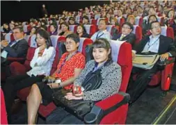  ??  ?? Right bottom: Delegates at the Opening Session