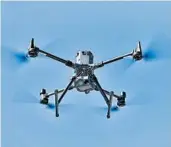  ?? JOHN FRANCIS PETERS/THE NEW YORK TIMES ?? A drone used for police operations last month in Chula Vista, a city of 270,000 people south of San Diego.