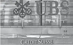  ?? ENNIO LEANZA, KEYSTONE/AP FILE ?? In an announceme­nt made on Monday, UBS will pay U.S. authoritie­s
$1.44 billion to settle the last lingering legal case over Wall Street’s role in the housing bubble of the early 2000s, which ultimately led to the 2008 financial crisis and Great Recession.