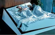  ?? FORD ?? Sensors will detect when you’ve invaded your partner’s space and activate a sort of conveyer belt that will gently shift you back to your side of the bed.