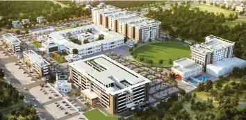  ?? ?? The Thumbay Medicity in ■ Al Jurf, Ajman, is a medical epicentre built over a span of 25 years with a total investment of Dh 1.5 billion