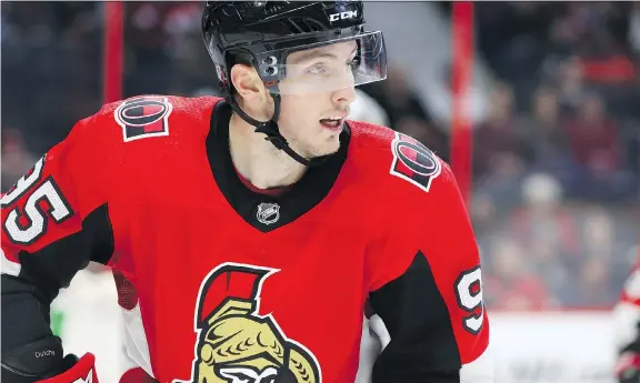  ?? JEAN LEVAC ?? Forward Matt Duchene, who could become an unrestrict­ed free agent next summer, says critics are overlookin­g a lot of the talent on the Senators’ roster.