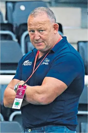  ??  ?? Convert: Steve Diamond, a former hooker, wants to speed up scrummagin­g