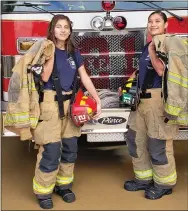  ?? SUBMITTED PHOTO ?? Lupita Navaalways and her 16-year-old dughter, Carolena, recently joined the Union Fire Company No. 1in Oxford, and their bilingual skills are huge assets.