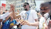  ?? JANE TYSKA — STAFF ARCHIVES ?? Golden State Warriors’ Kevin Durant, above, along with Will Smith and publisher Richelieu Dennis, invested $15 million to help get more people of color into Silicon Valley.