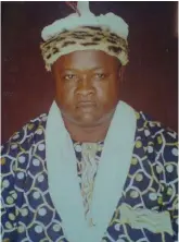  ??  ?? The Paramount Ruler of Bakassi, Etinyin Etim Okon Edet...pleads with state and federal government­s to come to their rescue
