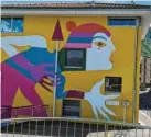  ?? ?? Nicht nur Tradition, auch das ist Lugano: Street-Art gehört zum Stadtbild.
