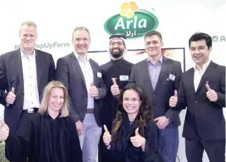  ??  ?? Arla hosted an interactiv­e pop-up farm event in Riyadh from Feb. 20-22.