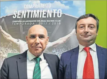  ??  ?? ¿ UN ADELANTO?. Higuera junto a Alfredo Pérez, el principal candidato a sucederle como presidente.