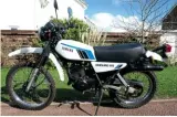  ??  ?? Yamaha DT175 after.