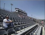  ?? WILLIS GLASSGOW — THE ASSOCIATED PRESS, FILE ?? NASCAR will get its season back on track starting May 17, at Darlington Raceway in South Carolina without spectators, and the premier Cup Series plans to race four times in 10days at a pair of iconic tracks.