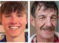  ?? ?? Victims: Student Barnaby Webber, 19, and caretaker Ian Coates, 65