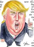  ??  ?? TRUMP: The sinews of civil society are holding, despite his recklessne­ss.
