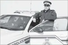  ?? CAROLE MORRIS-UNDERHILL ?? Staff Sgt. Cory Bushell, of the Windsor Rural RCMP detachment, has high hopes for the region as it moves towards consolidat­ion.