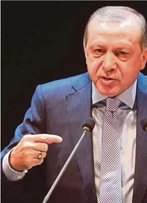  ?? [FOTO: REUTERS] ?? Erdogan