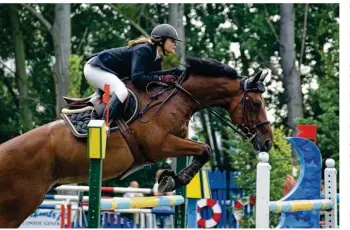  ??  ?? Les cavaliers participan­t au Grand Prix marqueront également des points pour le classement mondial (photo d’archives).