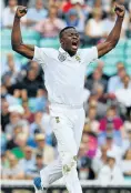  ??  ?? Kagiso Rabada is one of the CSA contracted players who could be without a job next month.